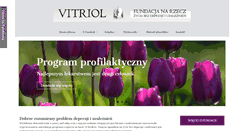 Desktop Screenshot of fundacja-vitriol.pl