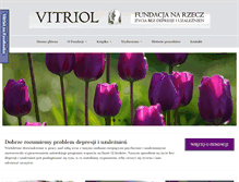 Tablet Screenshot of fundacja-vitriol.pl